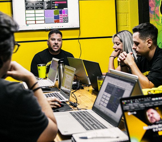 Ilustração Treinamento Comercial