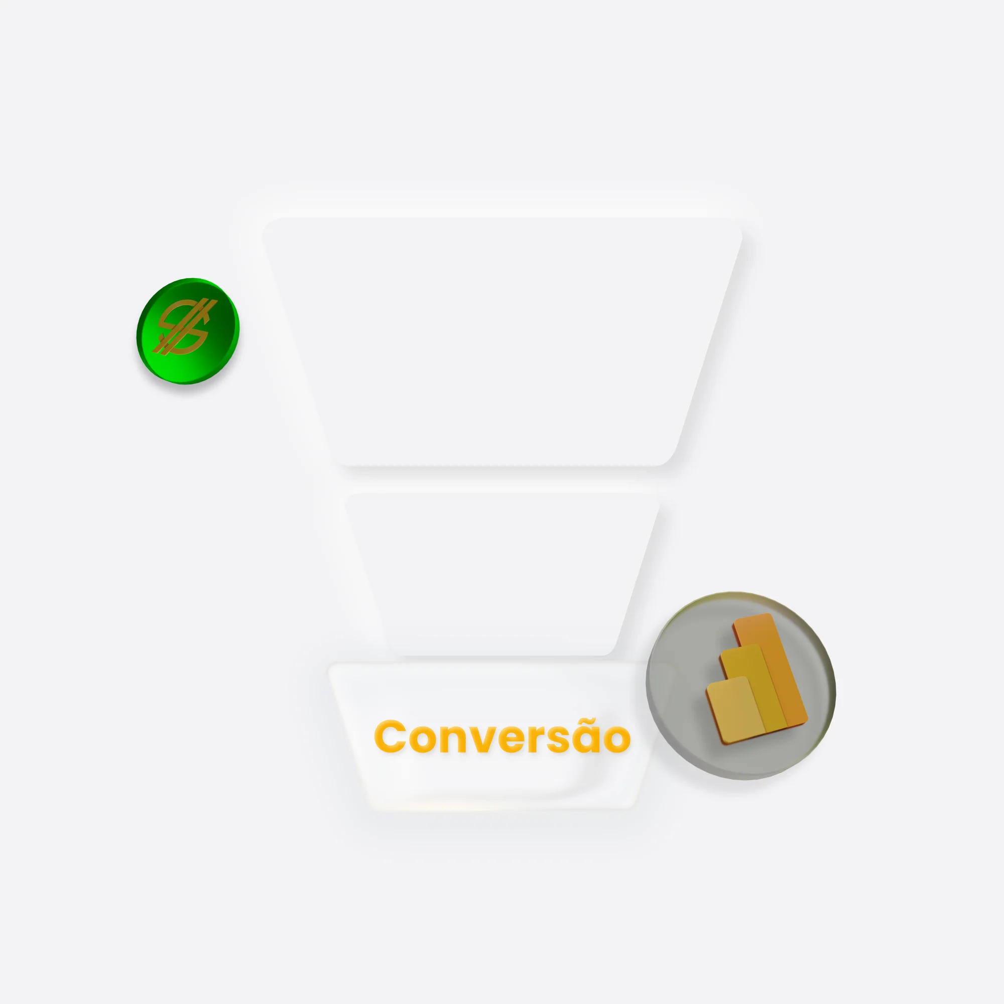 Ilustração sobre Conversão de Vendas